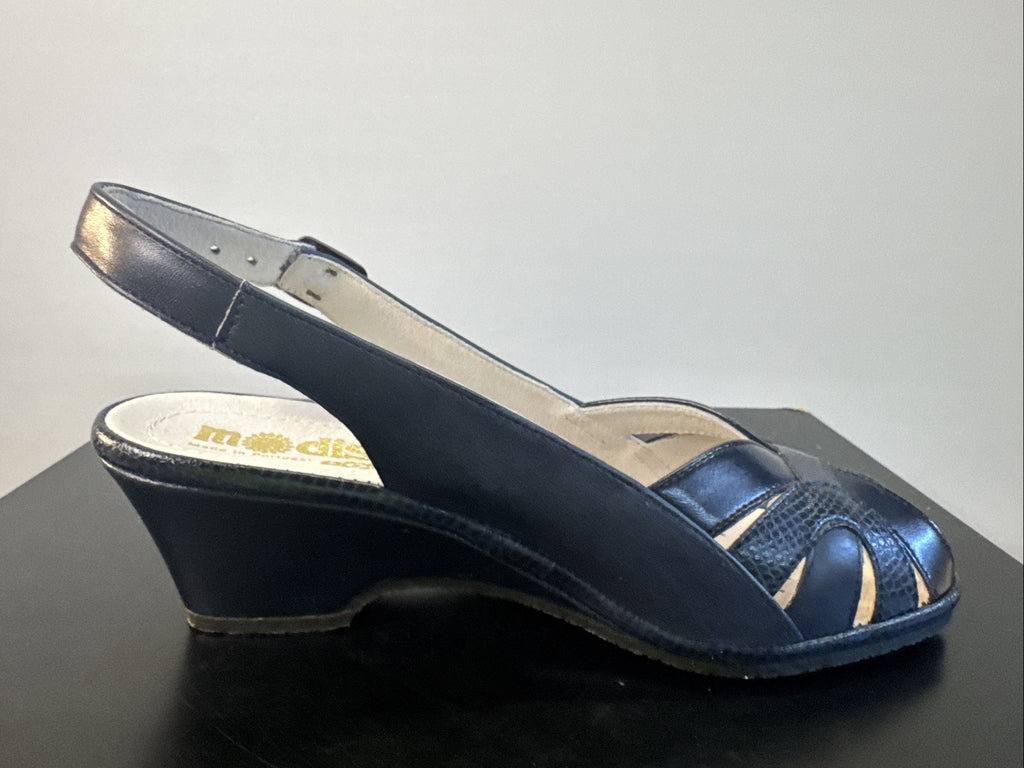 Rohde Sandale Gr. 4 Leder Blau