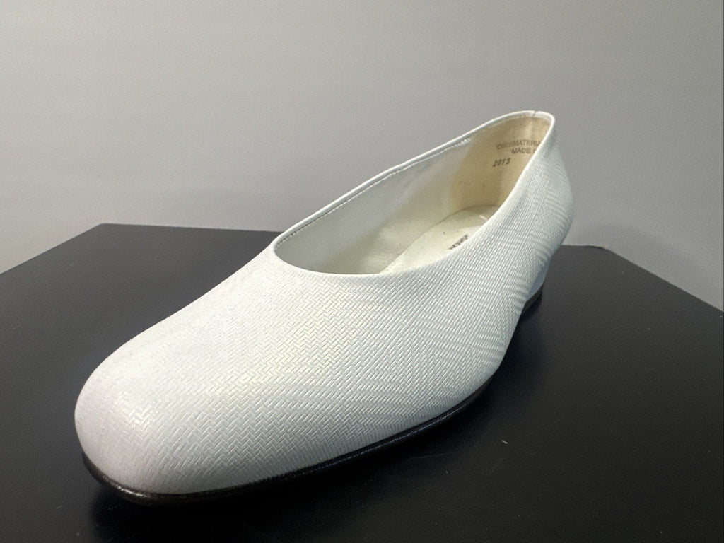 Högl Damen Pumps Gr. 3,5 Weiß Leder