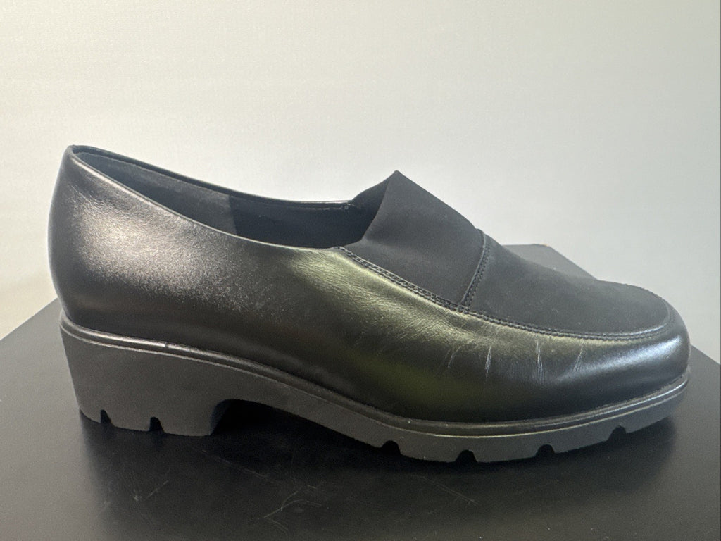 Gabor Damenschuh Gr. 4 / 36 Leder Halbschuh Slip On 