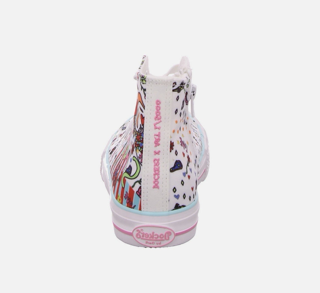 DOCKERS by Gerli Canvas Gr. 38 Damen Sneaker High Top Schuhe X-Art Limitiert