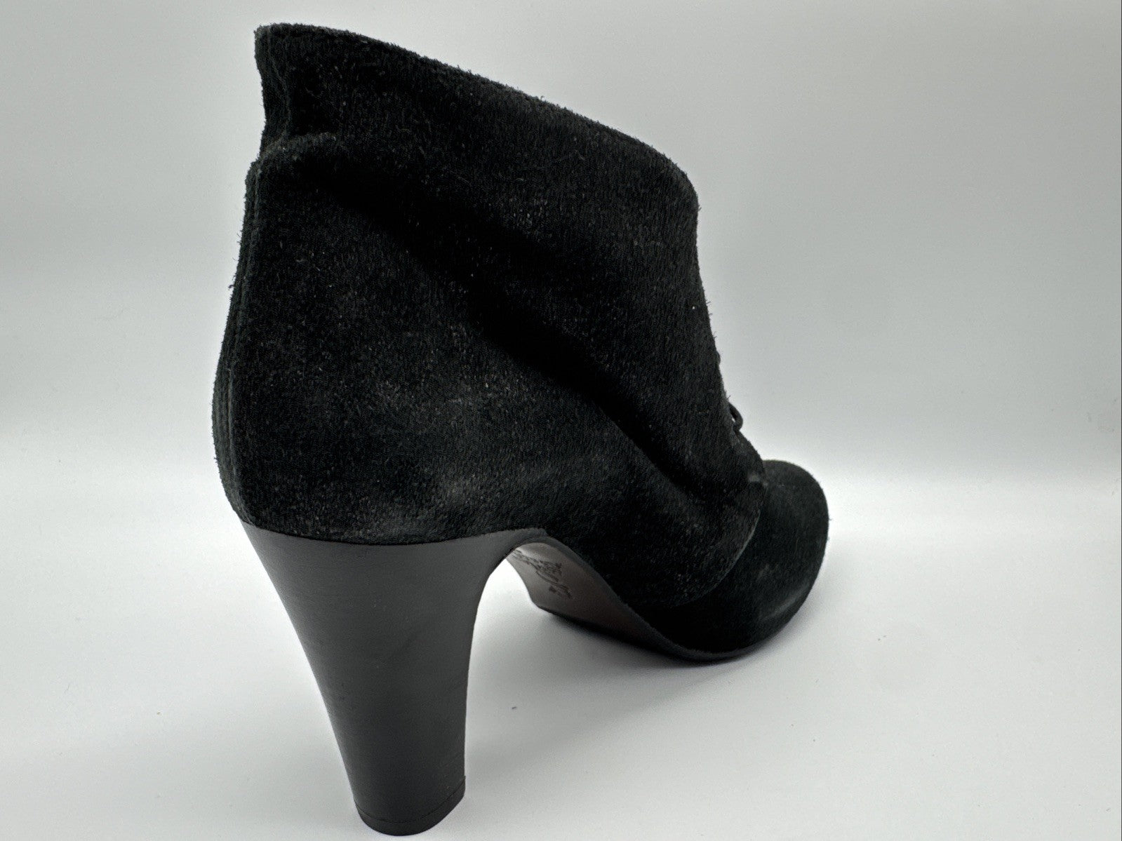Gadea Stiefelette Gr. 41 Damen Leder Schwarz Absatzschuh 