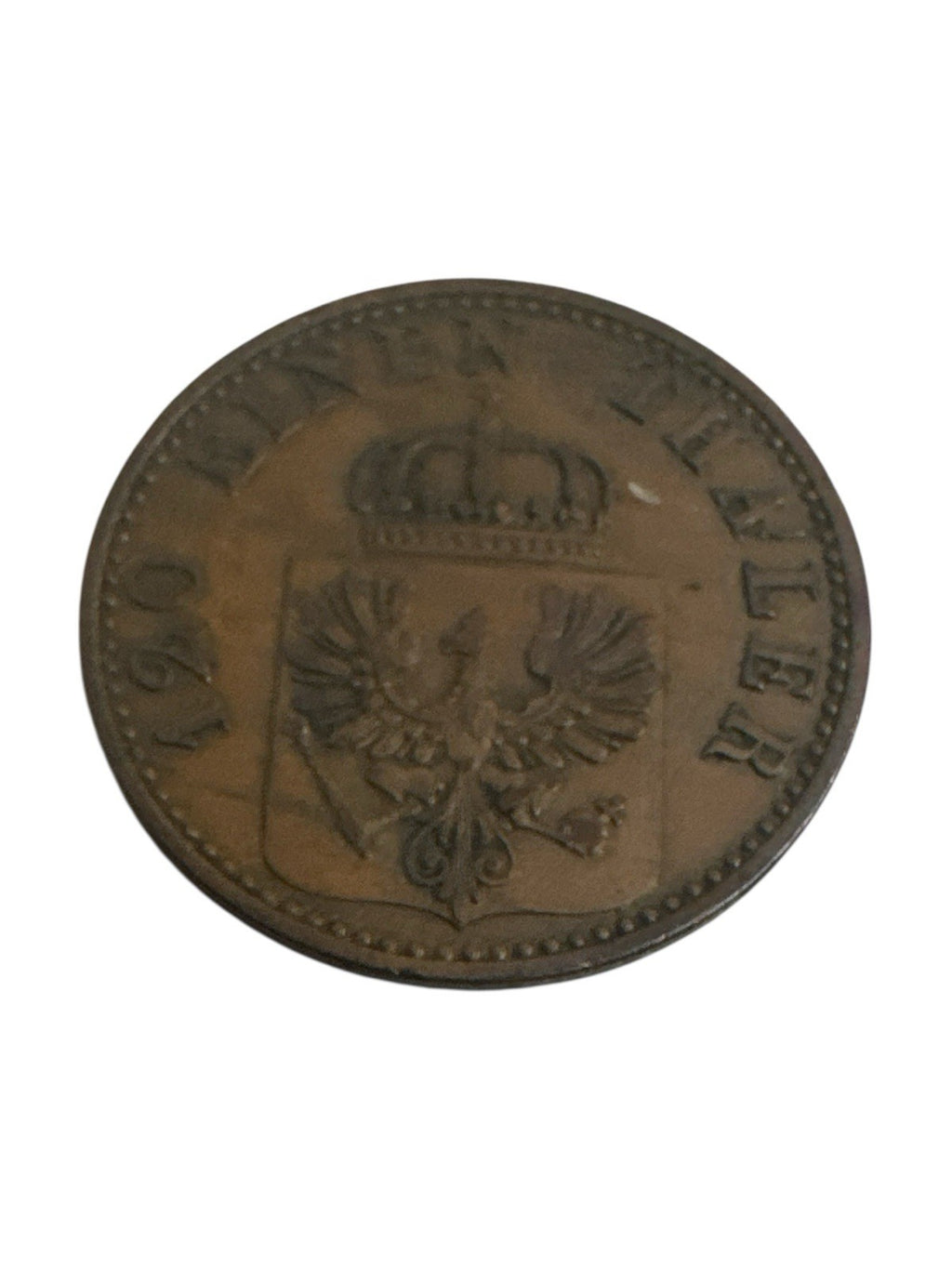 Preussen 3 Pfennig 1867 Kupfer  Original Münze