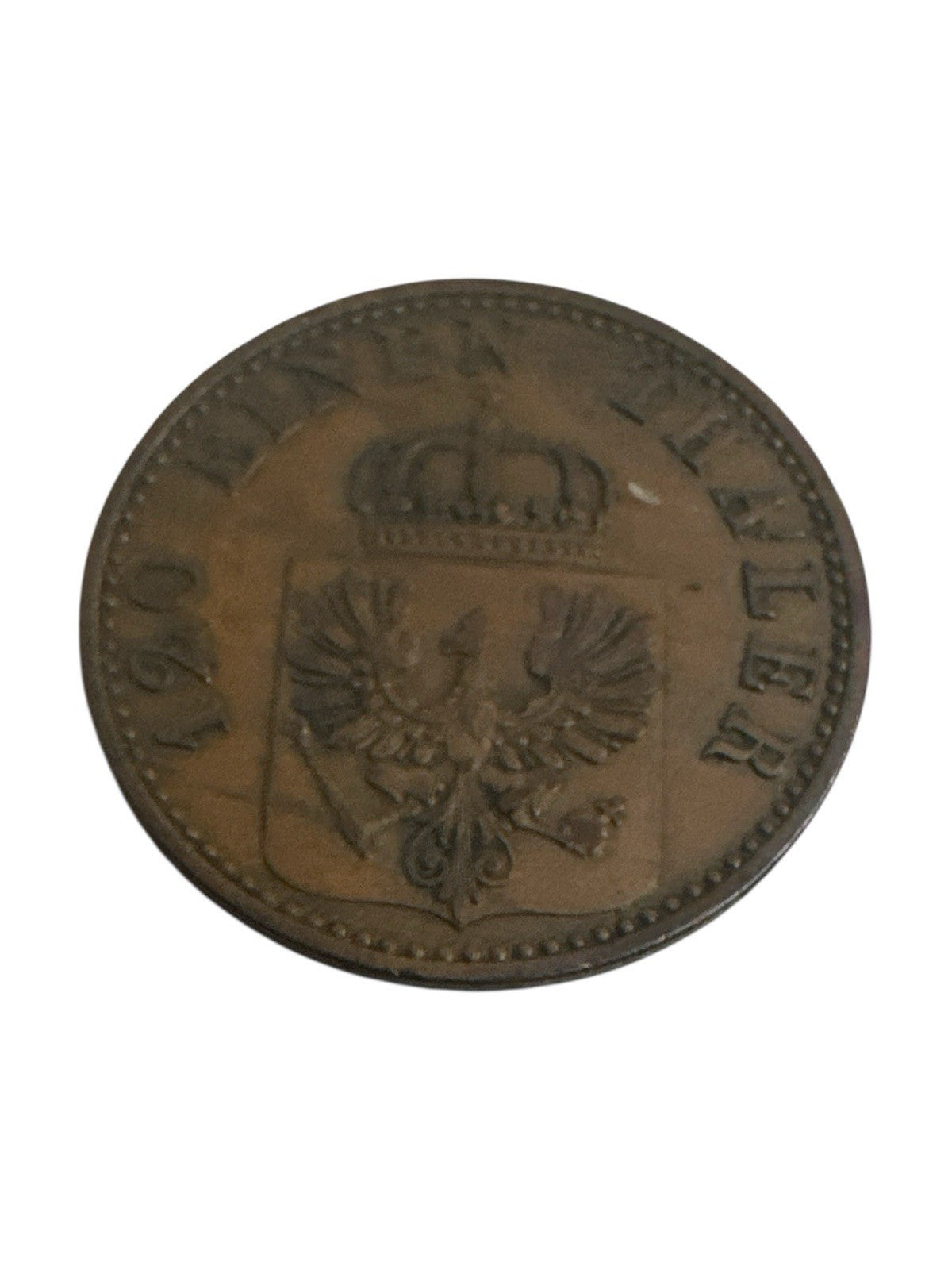 Preussen 3 Pfennig 1867 Kupfer  Original Münze