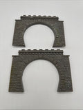 Faller 557 2 Stück  Tunnelportal zweigleisig #528