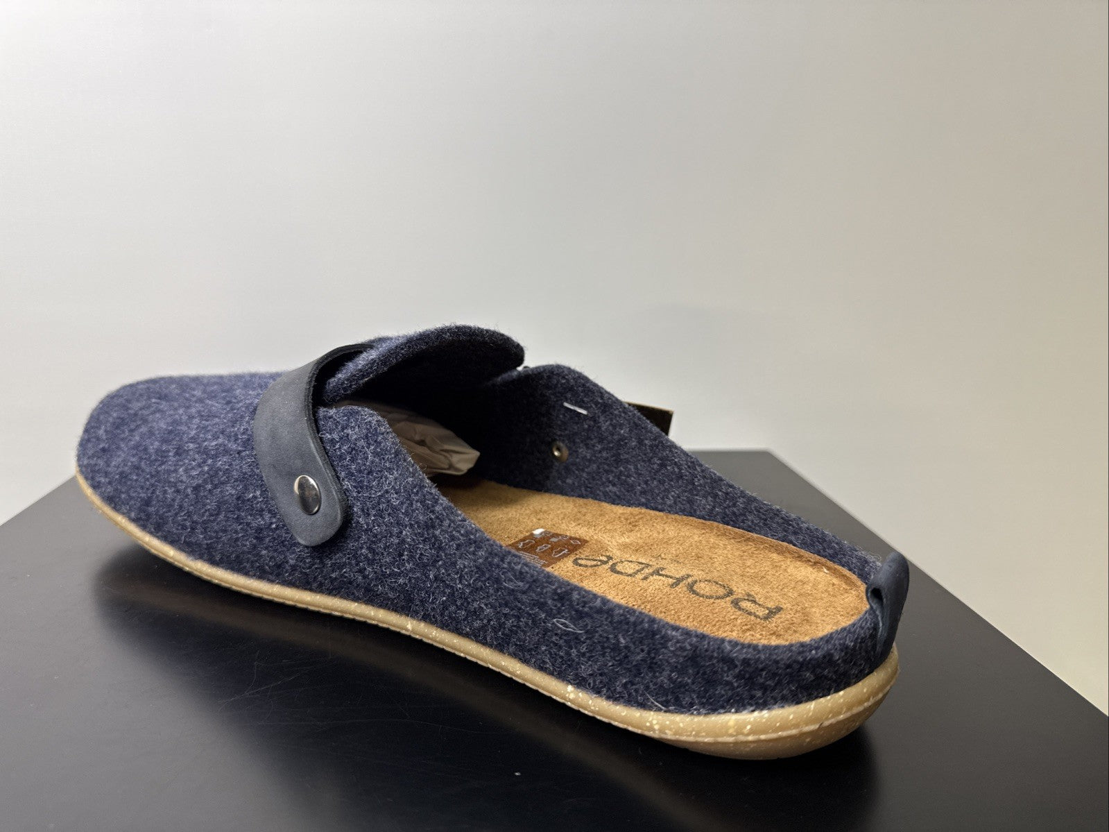 Rohde Herren Filz Pantolette Gr. 45 Ocean Pantoffel 6922