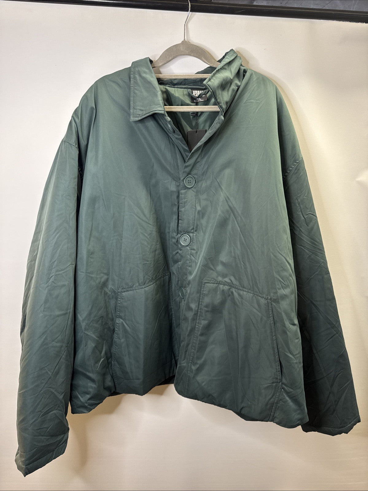 Urban Classic Herrenjacke Gr. 4XL Grün Knopf