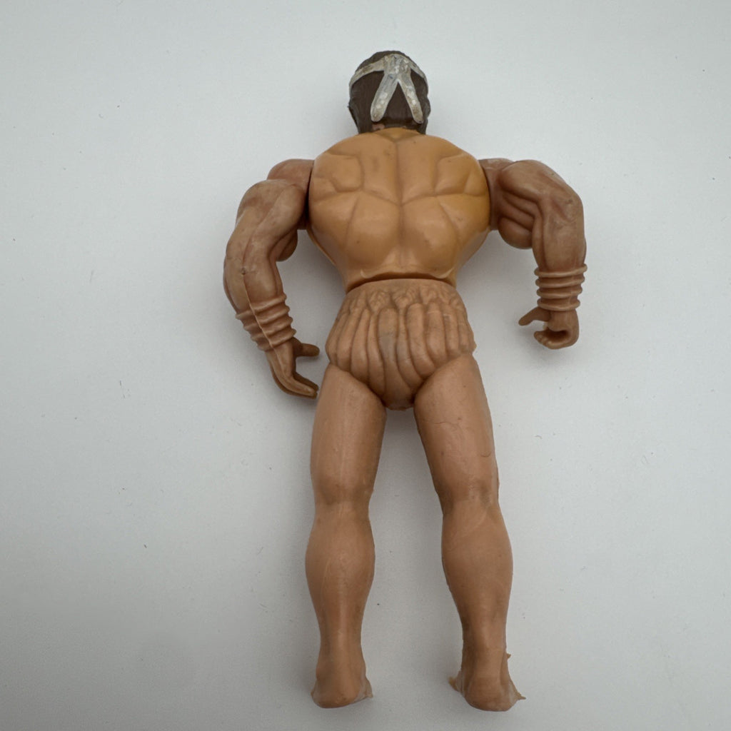Vintage 80er 90er Jahre Actionfigur Schnurrbart Muskel Mann Spielzeug achtziger