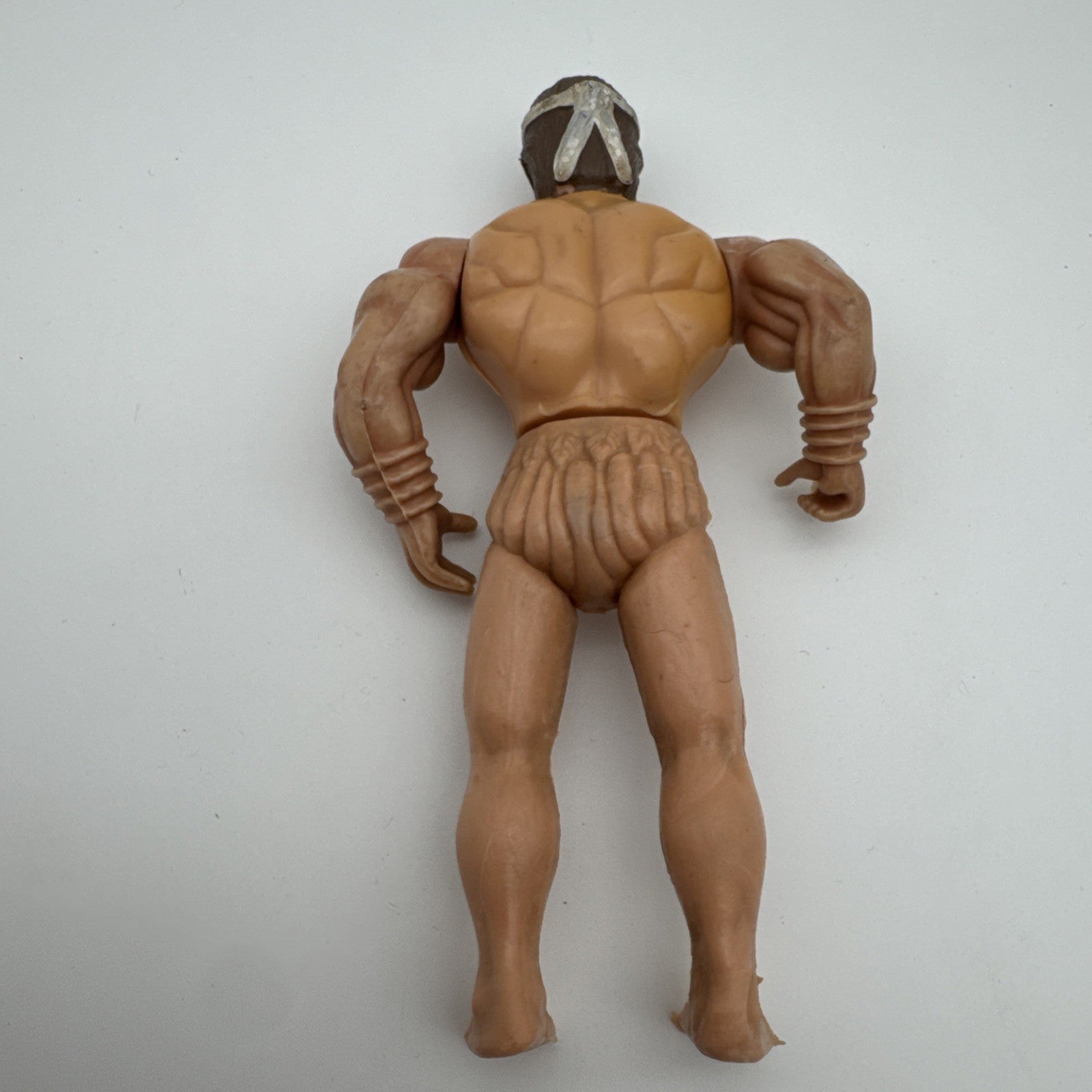 Vintage 80er 90er Jahre Actionfigur Schnurrbart Muskel Mann Spielzeug achtziger