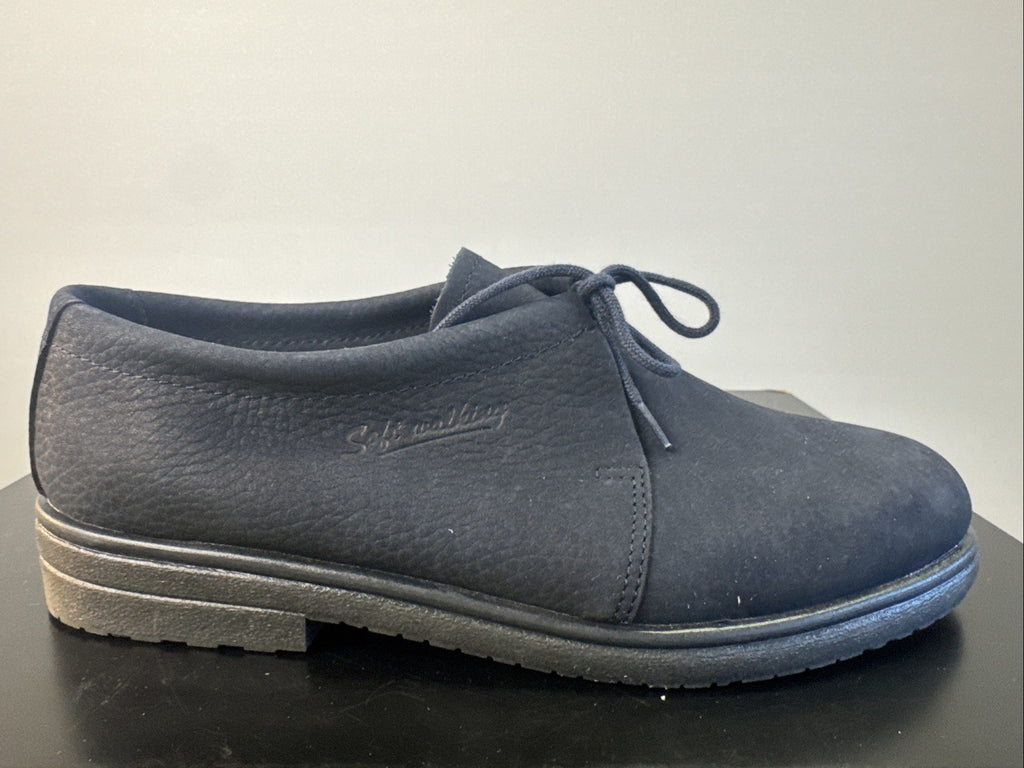 Rodhe Halbschuh Damen Gr. 4 Blau Leder