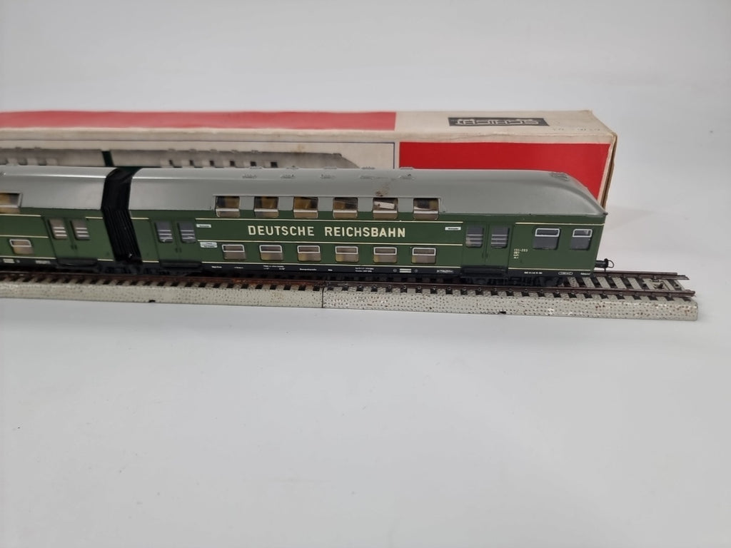 Schicht VEB H0 5452531/426/46 Doppelstockzug Mittelteil 2Tlg OVP