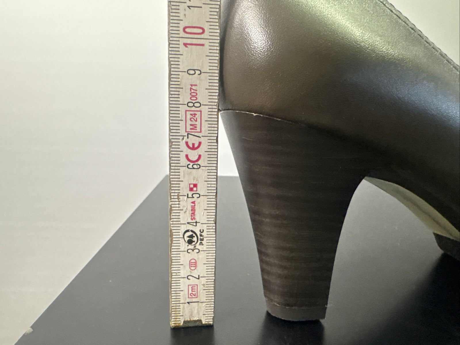 Tamaris Pumps Gr. 39 Damen Braun Leder 