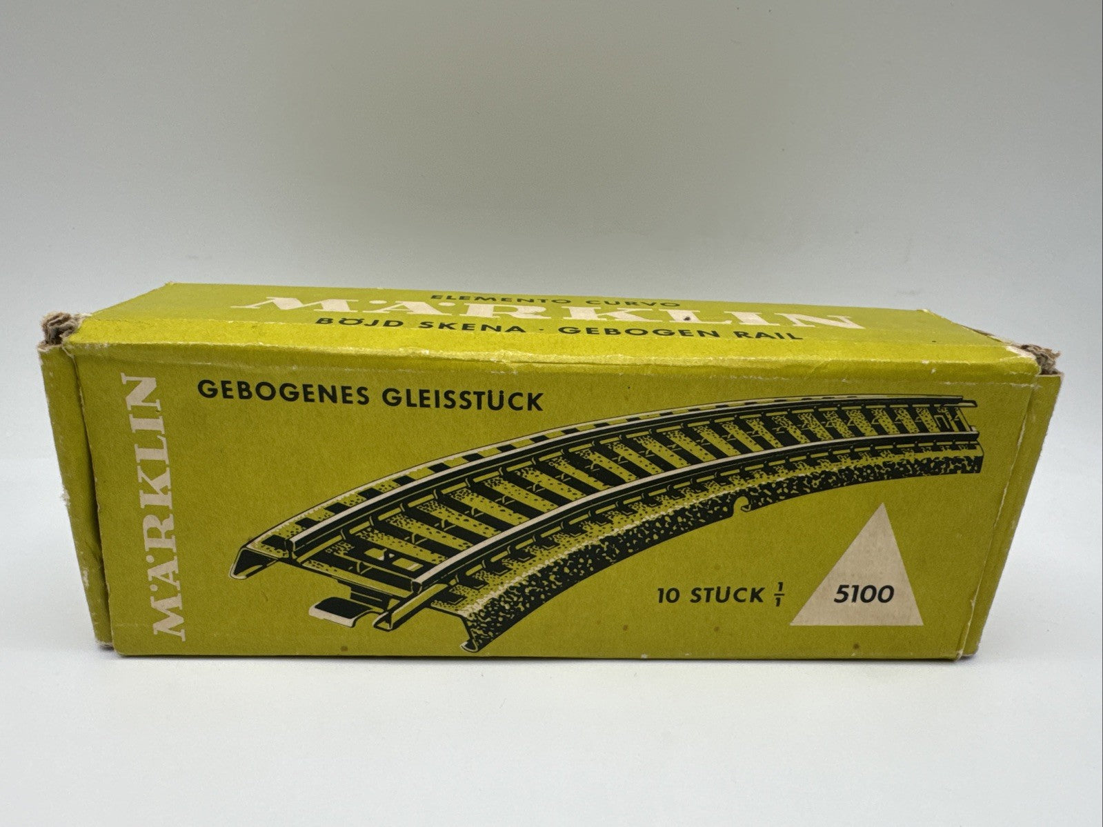 MÄRKLIN H0 5100 10 x gebogenes Gleis 1/1 30° OVP | a0043