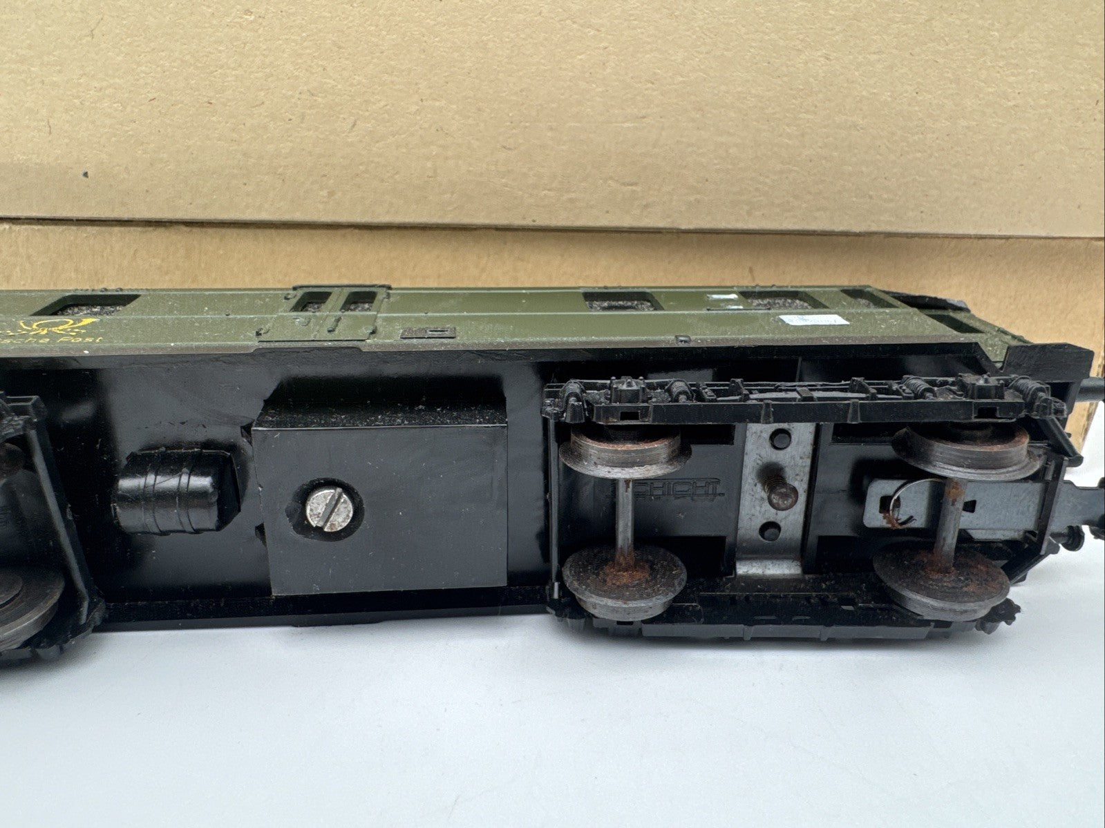 PIKO VEB Modellbahn. " Bahnpostwagen DP " Lichtfu. Epoche IV - 70er 426/674