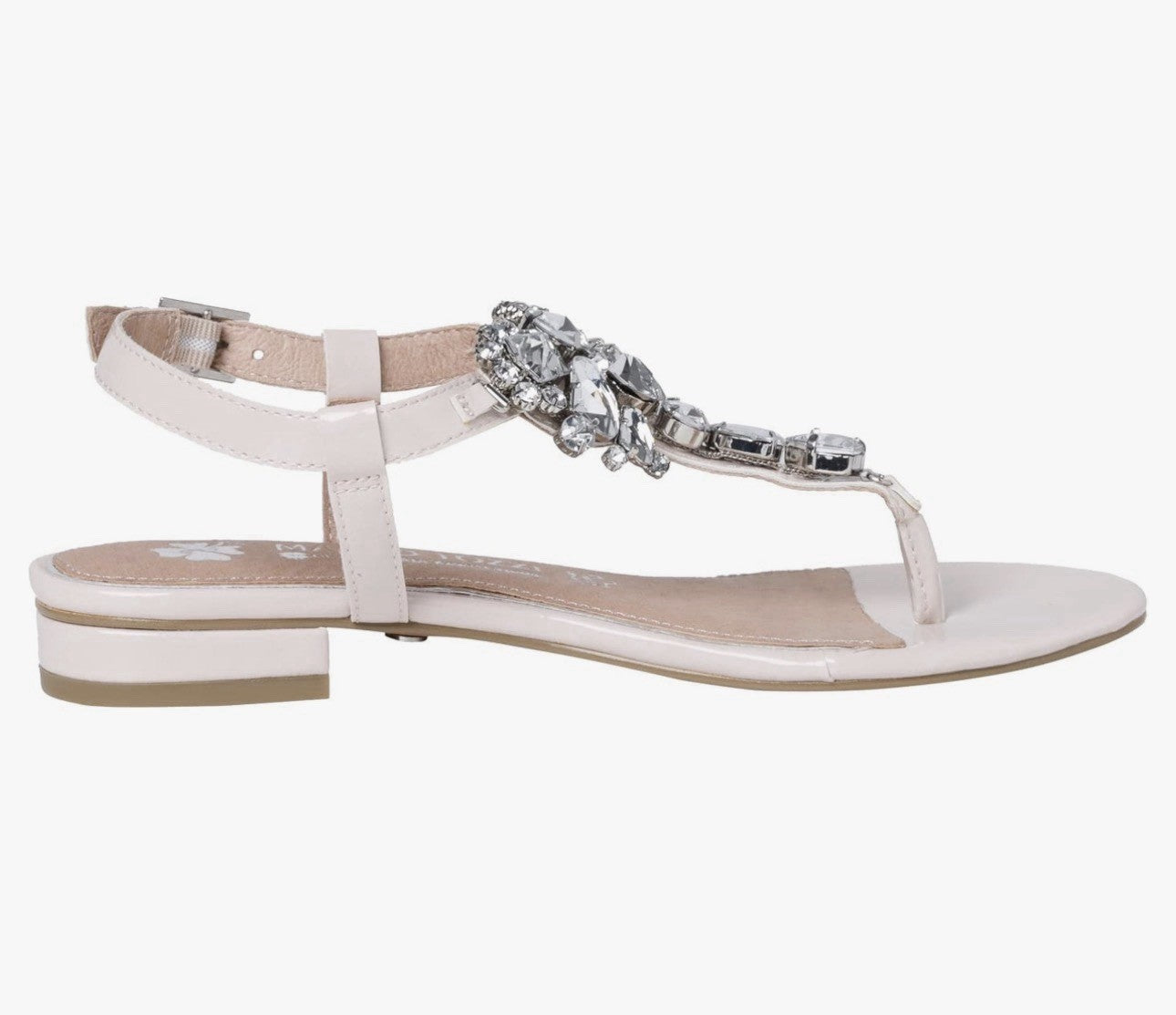 Marco Tozzi Damen Gr. 38 T-Spangen Sandalen Zehentrenner Sandalette Saffron