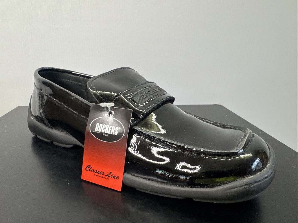 Dockers Halbschuh Gr. 37 Damen Leder Schwarz 