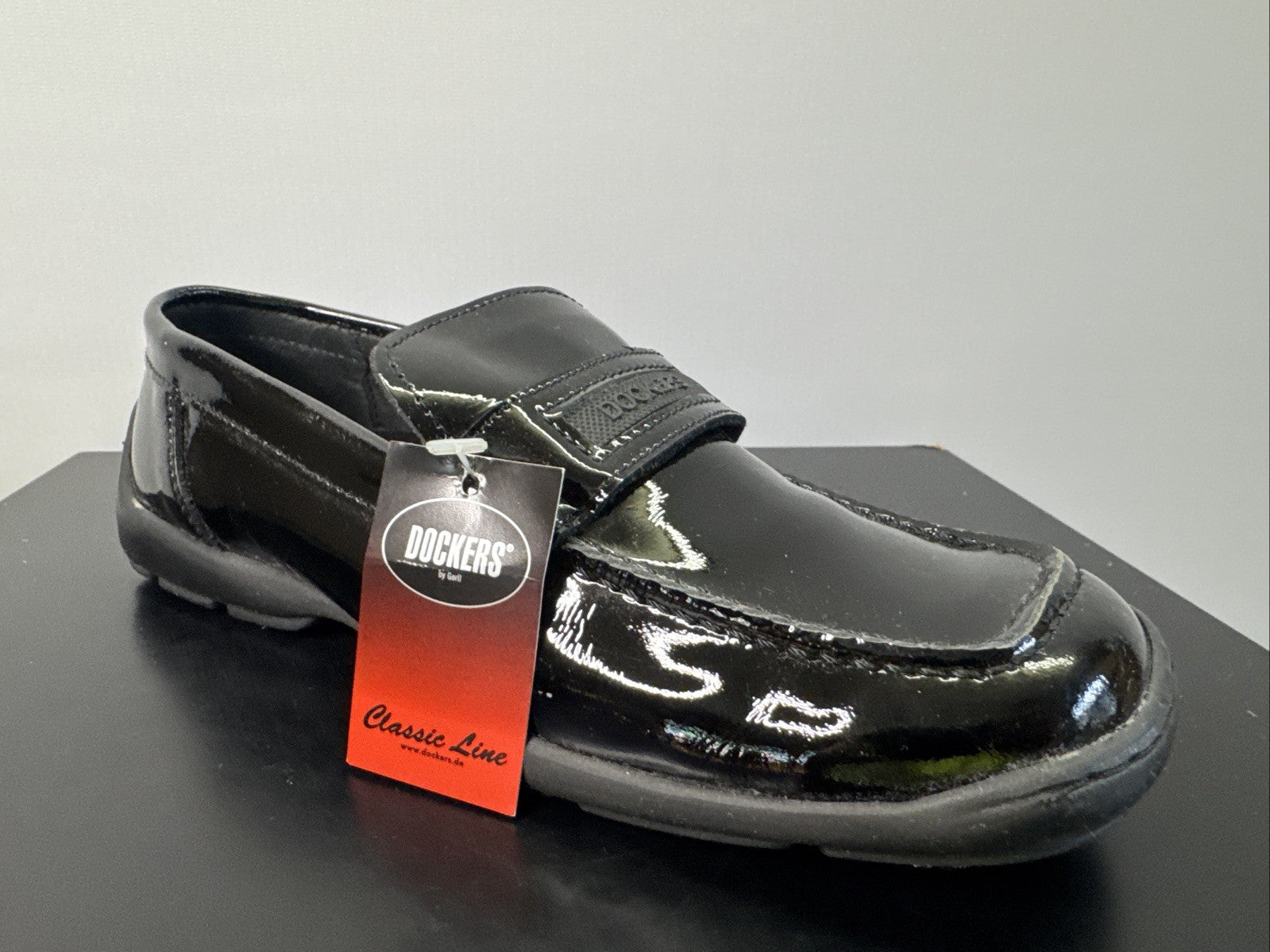 Dockers Halbschuh Gr. 37 Damen Leder Schwarz 