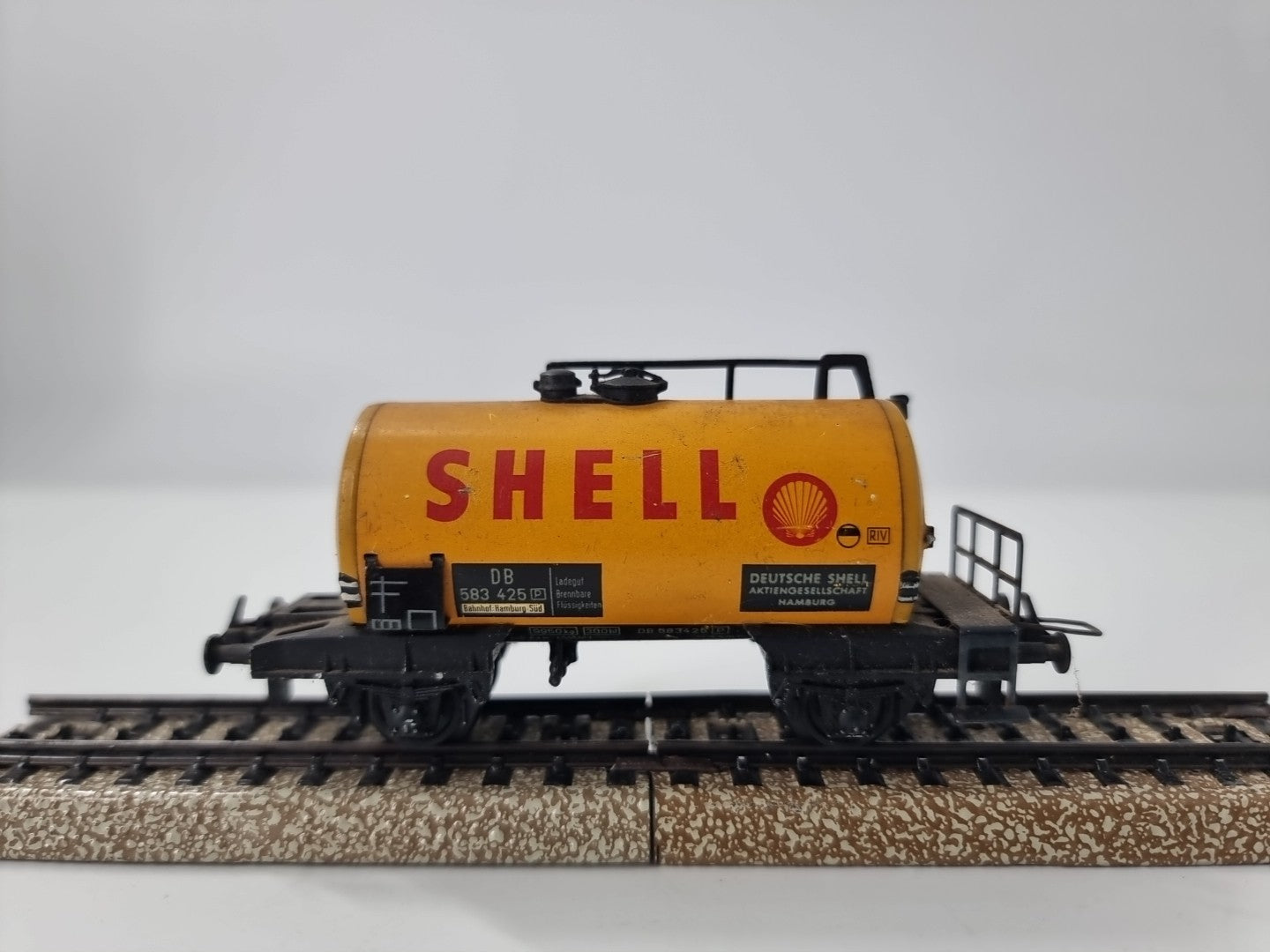 Trix Express 3427 Spur H0 Kesselwagen SHELL, DB,Blech