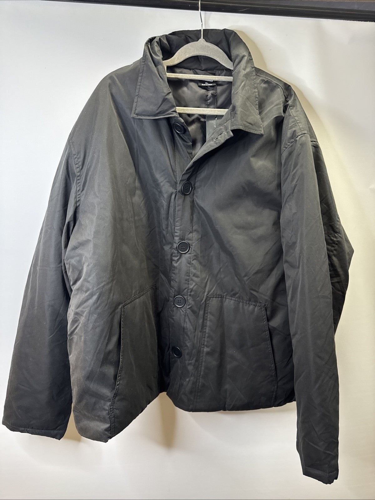 Urban Classic Herrenjacke Gr. XL Schwarz Knopf