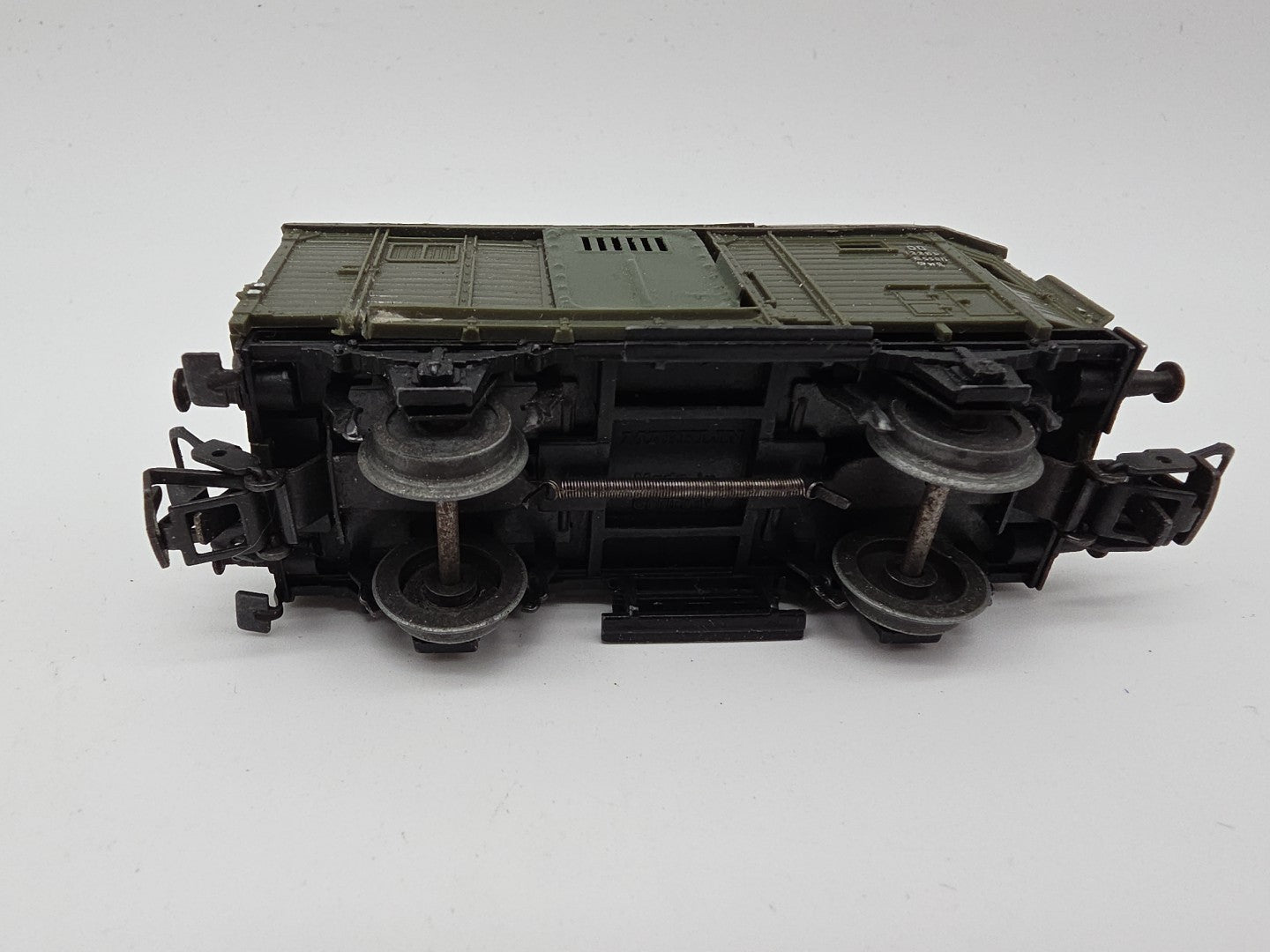  Spur H0 2Achs Packwagen  Modellbahn Zubehör Guter Zustand