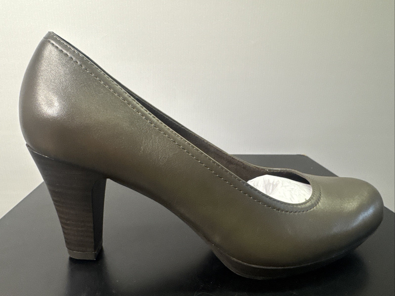 Tamaris Pumps Gr. 39 Damen Braun Leder 