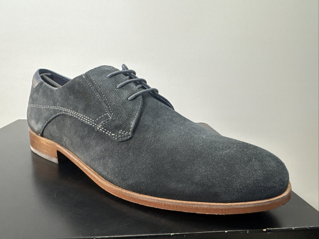 Jaromir-703 Business Schuh by SIOUX Schnürschuhe Derbys Piombo Blau Gr. 40,5 7,5
