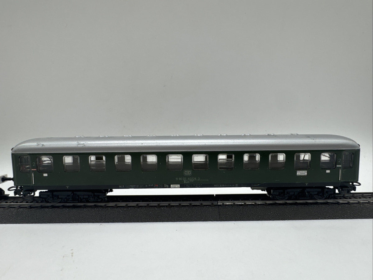 Märklin H0 Personenwagen D-Zug Wagen DB 2.Kl.  51 80 22 40224-3 Beleuchtet #374