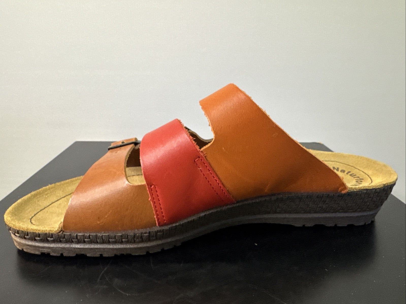 Rohde Pantoffel Gr. 43 Damen Leder Braun Slip On 