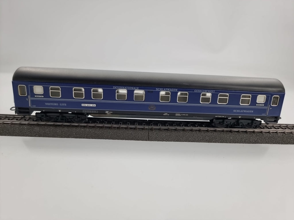 Märklin H0 4029 intern. Schlafwagen / Roma-Basel-Köln 