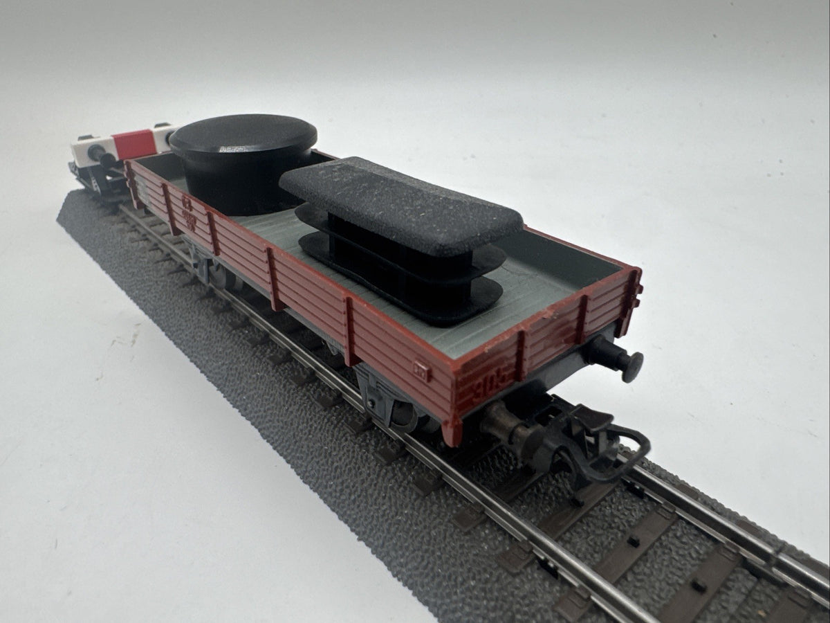 Märklin 4503 H0 Niederbordwagen 464 637 , DB Beladen