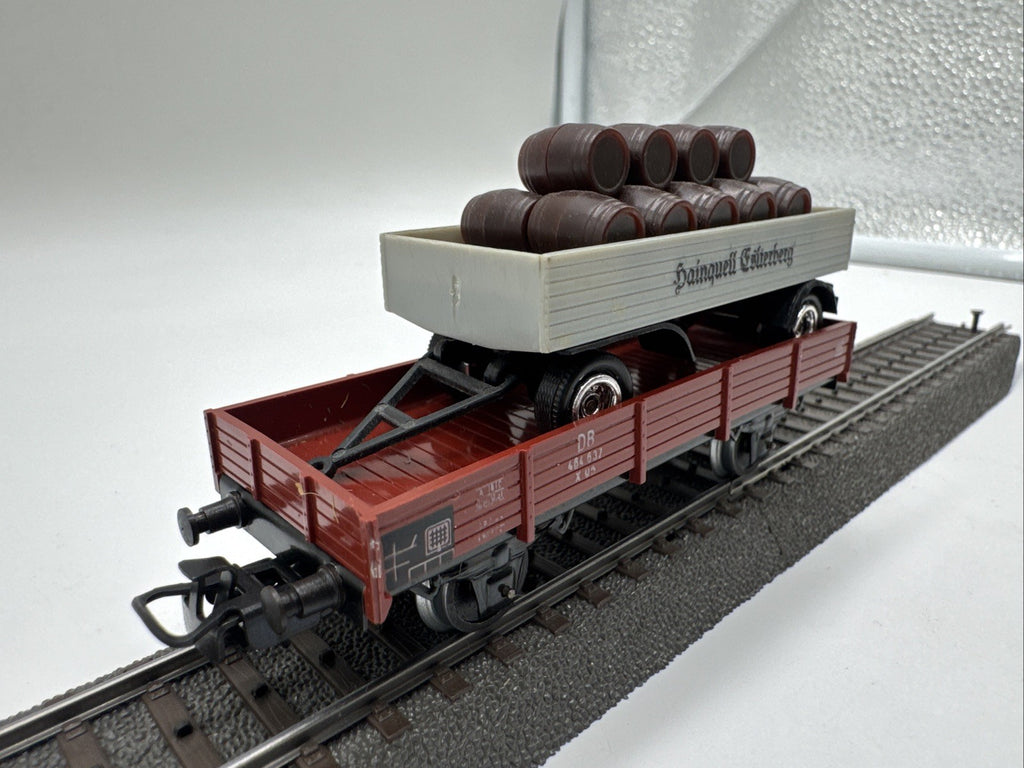 Märklin 4503 H0 Niederbordwagen 464 637 , DB Beladen #526