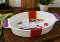 Casa Royale Keramik Auflaufform Oval 39 × 21 × 8 cm
