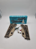 Märklin H0 5117 Weichenpaar guter getesteter Zustand in OVP Mit Querlochstecker