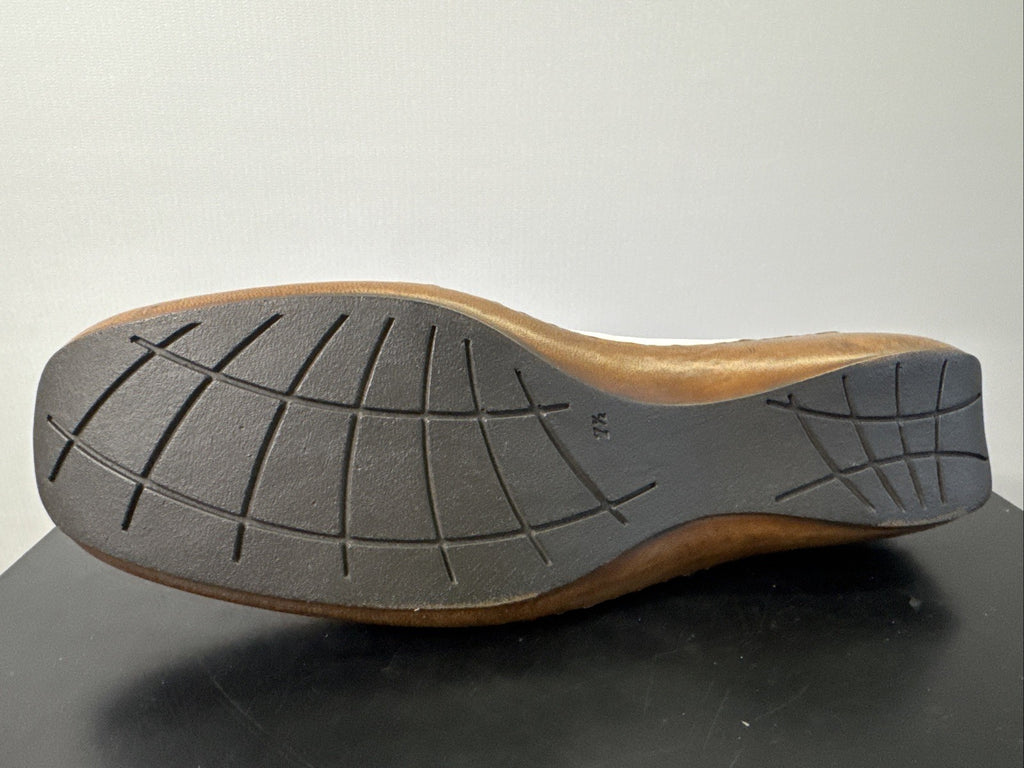 Ara Damenschuh Gr. 7,5 Halbschuh Weiß Leder Slip On