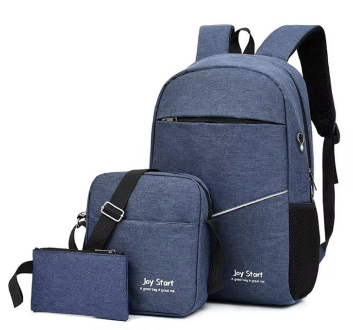 Rucksack Set 3 Tlg USB Joy Start Reisetasche
