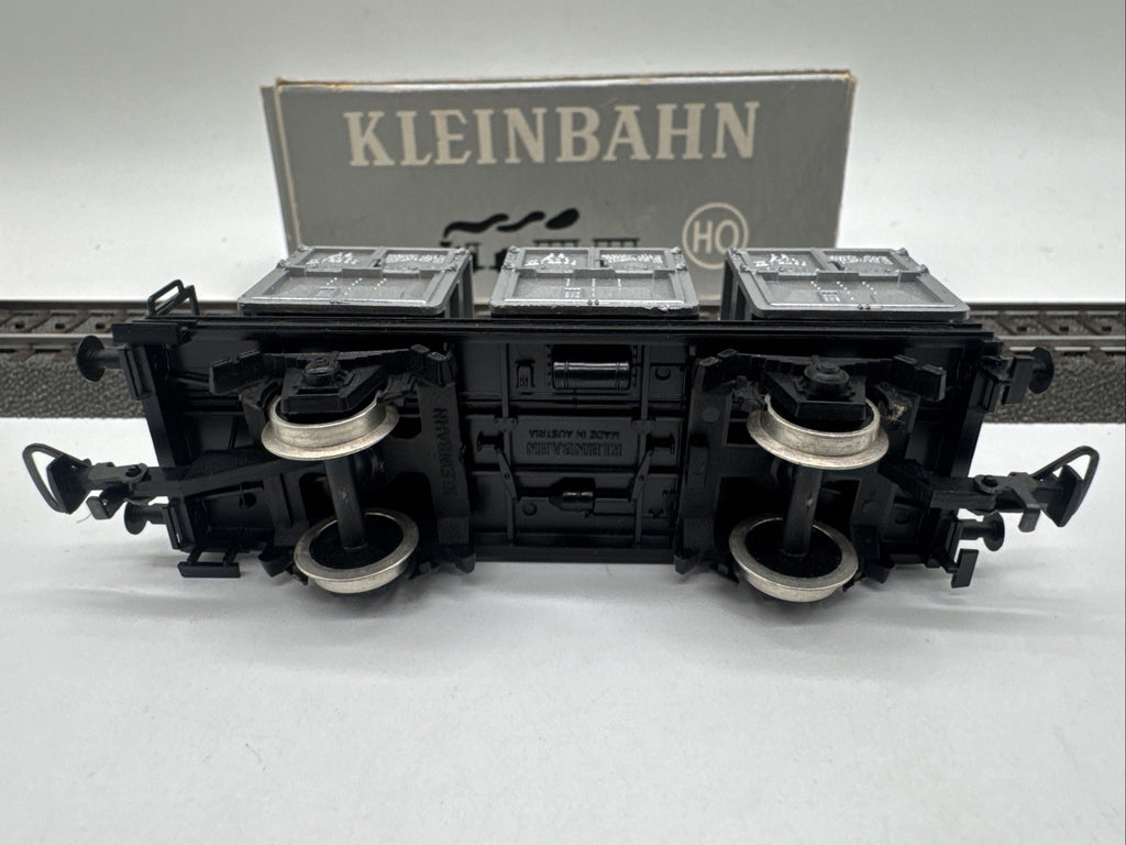 Kleinbahn H0 339 Güterwagen "Von Haus zu Haus" der DB in grauer OVP