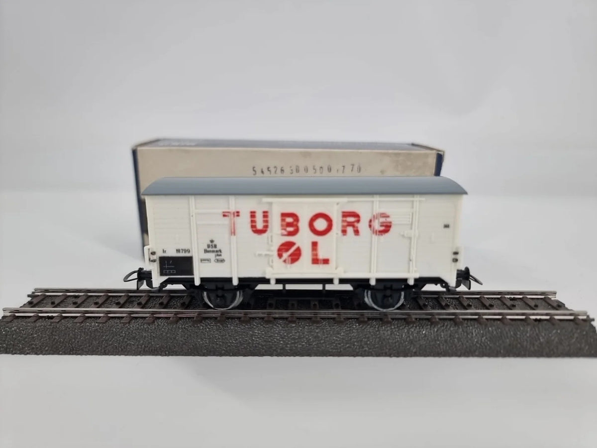 Piko Gedeckter Güterwagen Tuborg OL - DSB Danmark - H0-neuwertig In OVP-