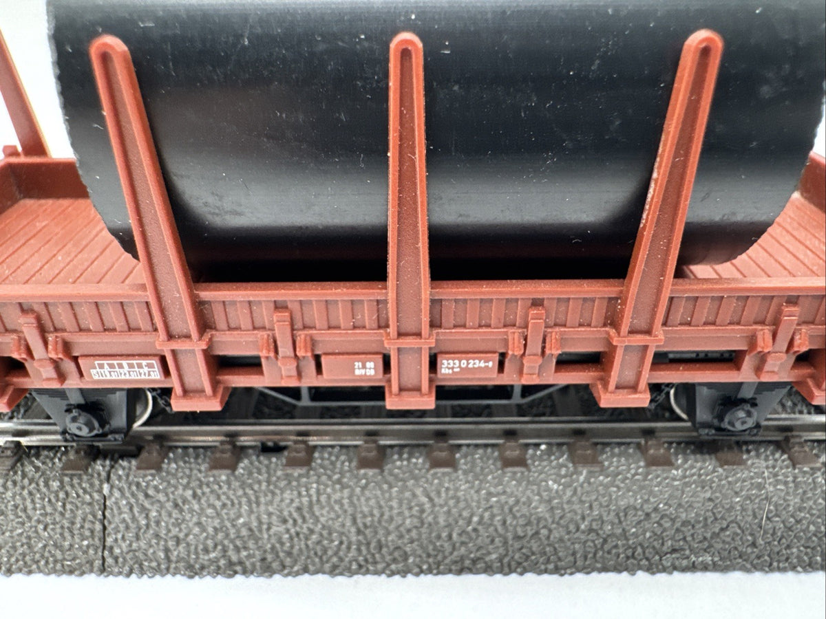 Gebraucht Märklin Rungenwagen 4459 H0 Mit Ladung #409
