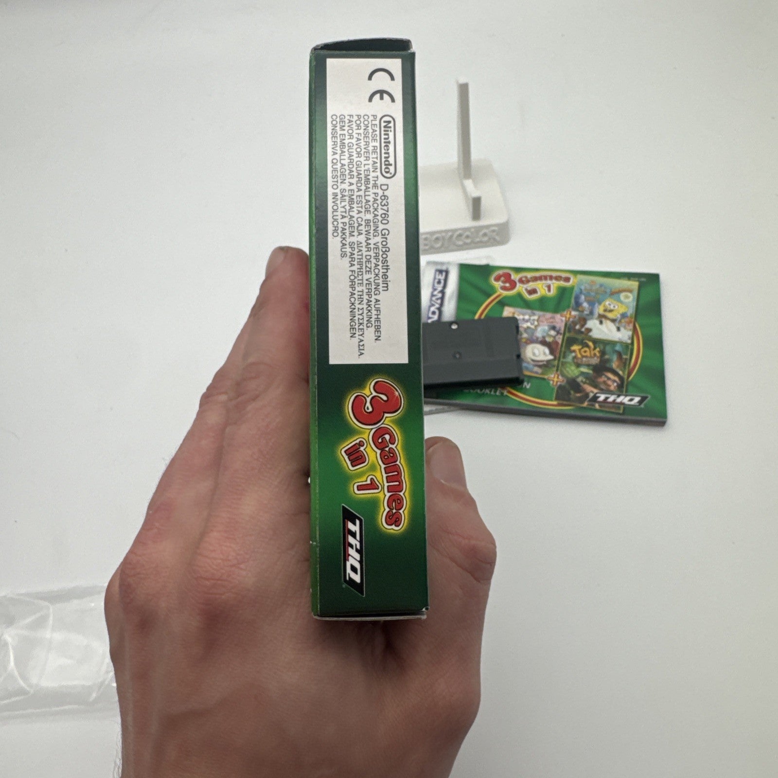 3 Games in 1 Spongebob Rugrats Tak in OVP Top Zustand  Nintendo GameBoy Advance