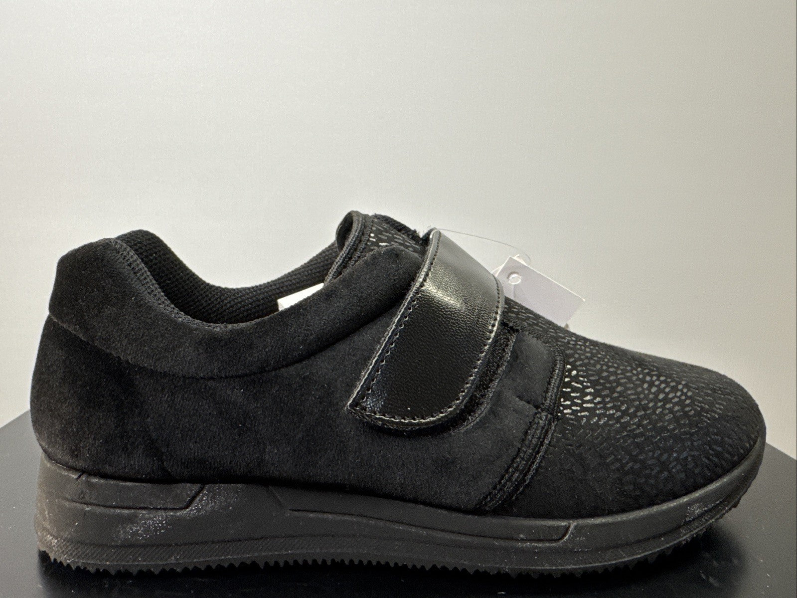 Fischer Markenschuh Gr. 36 Damen Halbschuh Schwarz Leder