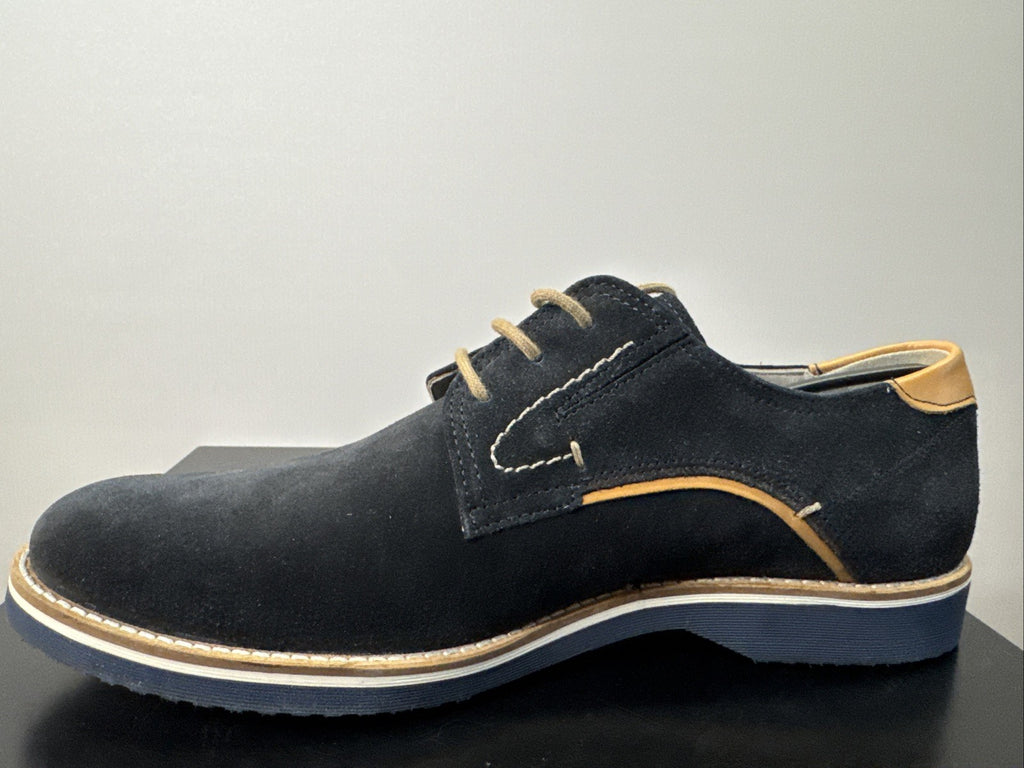 Encanio-702 Business Schuh Derby SIOUX Tempesta Dunkelblau SALE Gr. 44,5