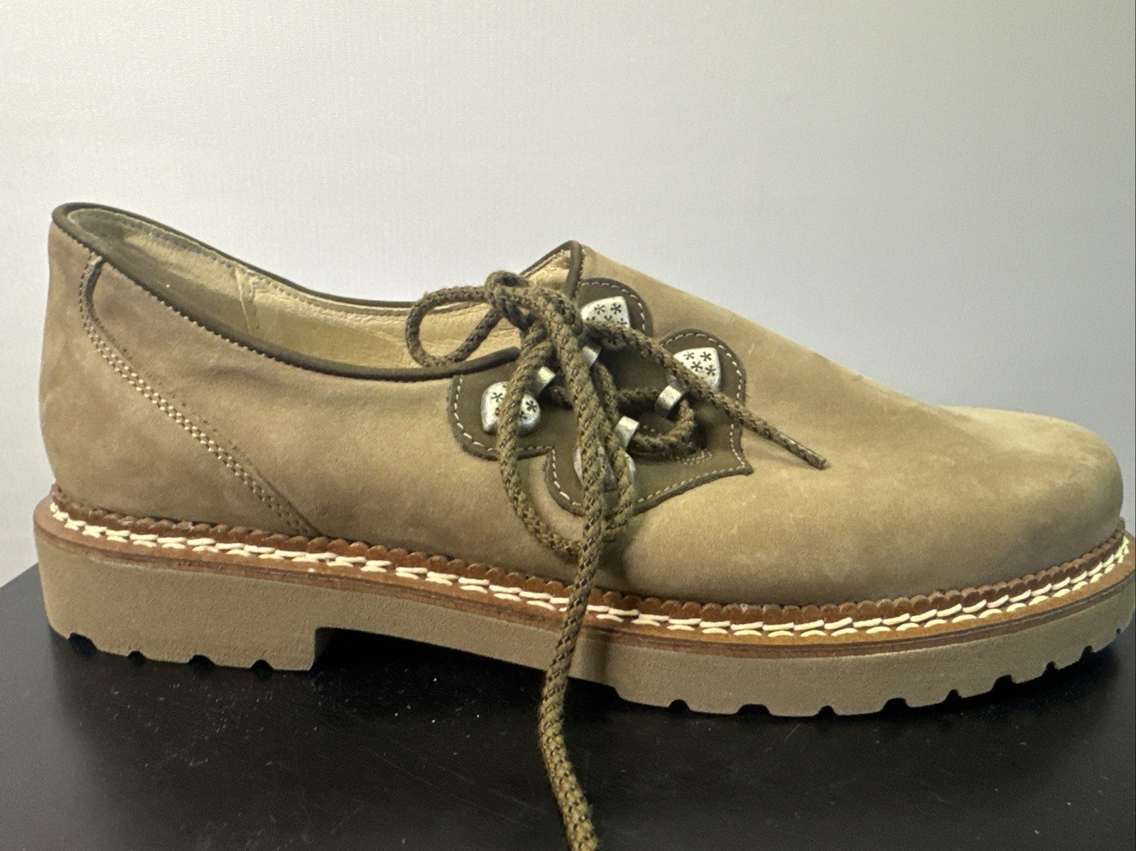 Schapuro Damenschuh Gr. 8 Leder Halbschuh 