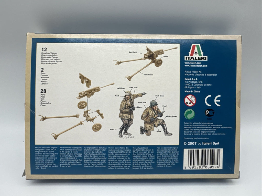 Italeri 1/72 (20mm) WWII Russian ZIS-3 AT Gun & Crew