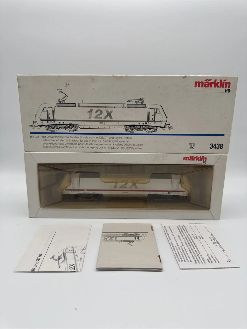 Märklin 3438 H0 Elektrolok BR 128 AEG digital OVP Top Zustand