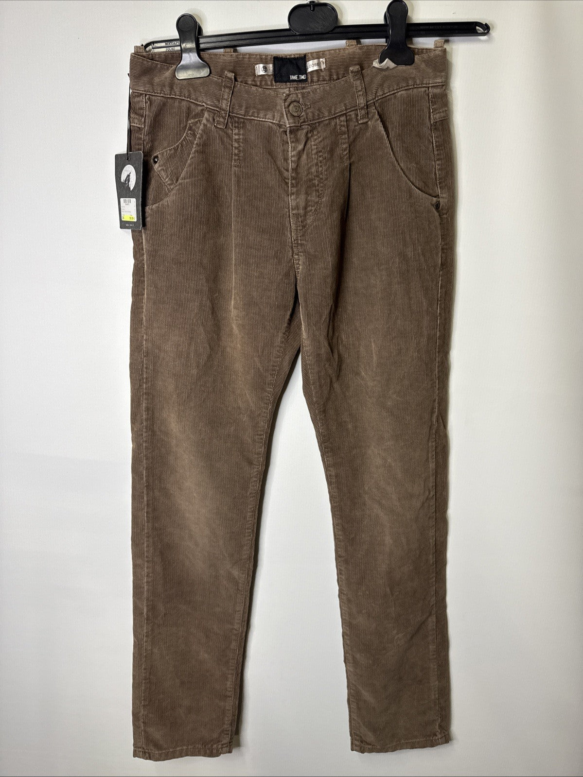 Take Two Damen Jeans Gr. 26 Braun Loose 