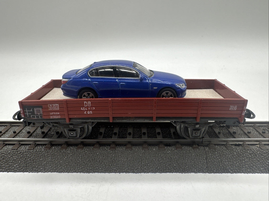 Märklin 4503 H0 Niederbordwagen 464 637 Mit Ladung DB #450