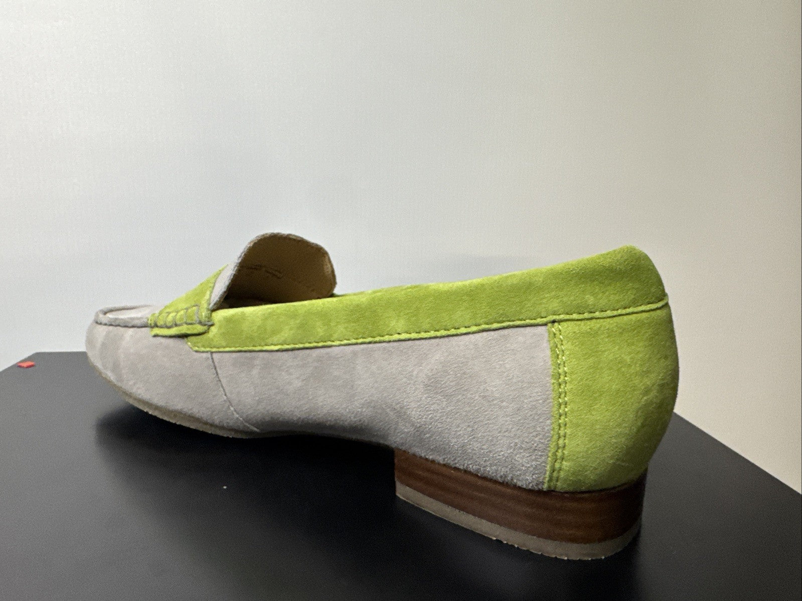 Sioux Corbina Slipper Gr. 6,5 Grau Damenschuhe Leder