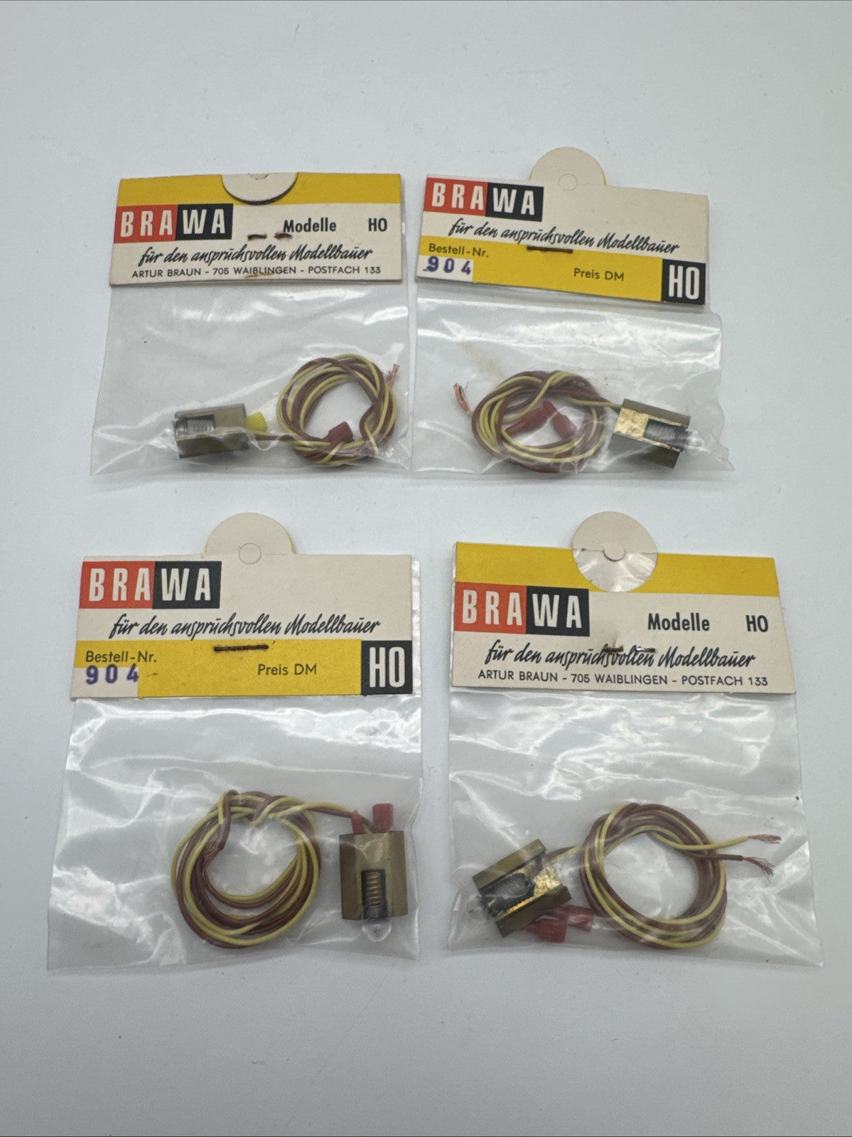 Brawa H0 904 Glüh-Lampe OVP ungeöffnet 4er Pack