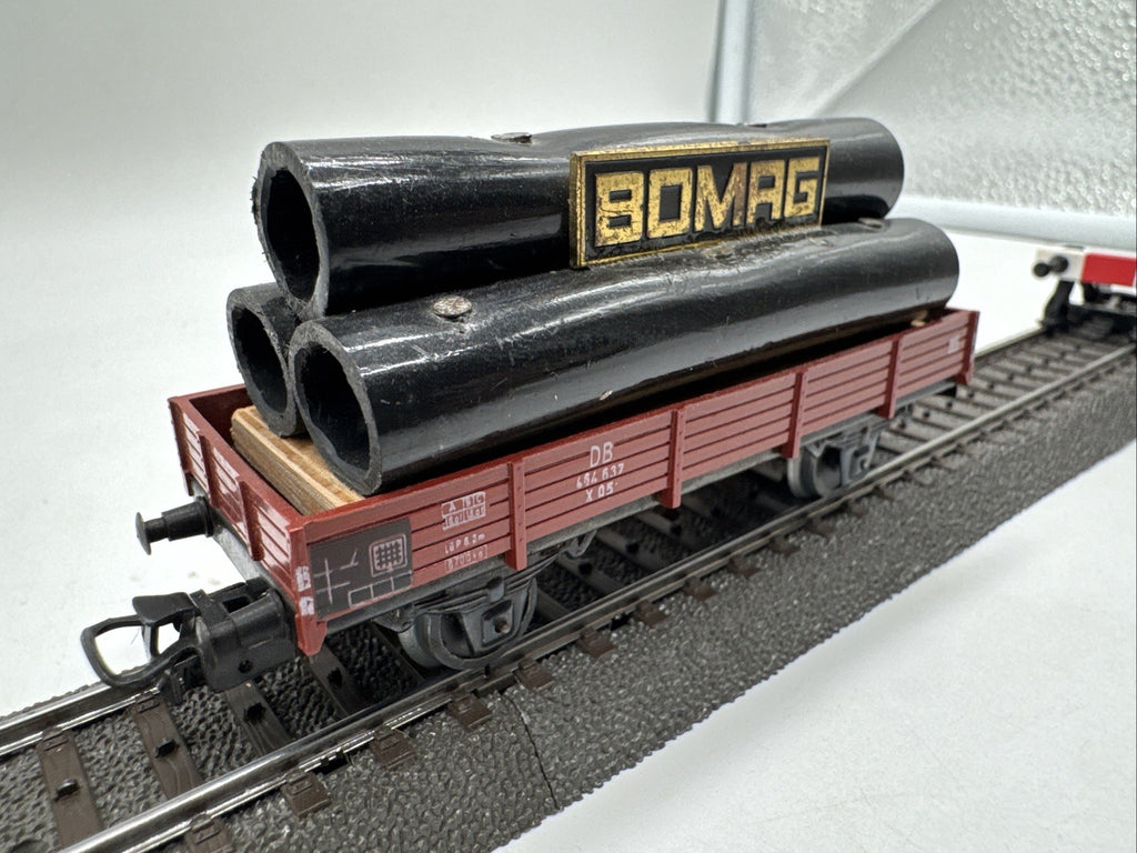 Märklin 4503 H0 Niederbordwagen 464 637 Mit Ladung DB #400