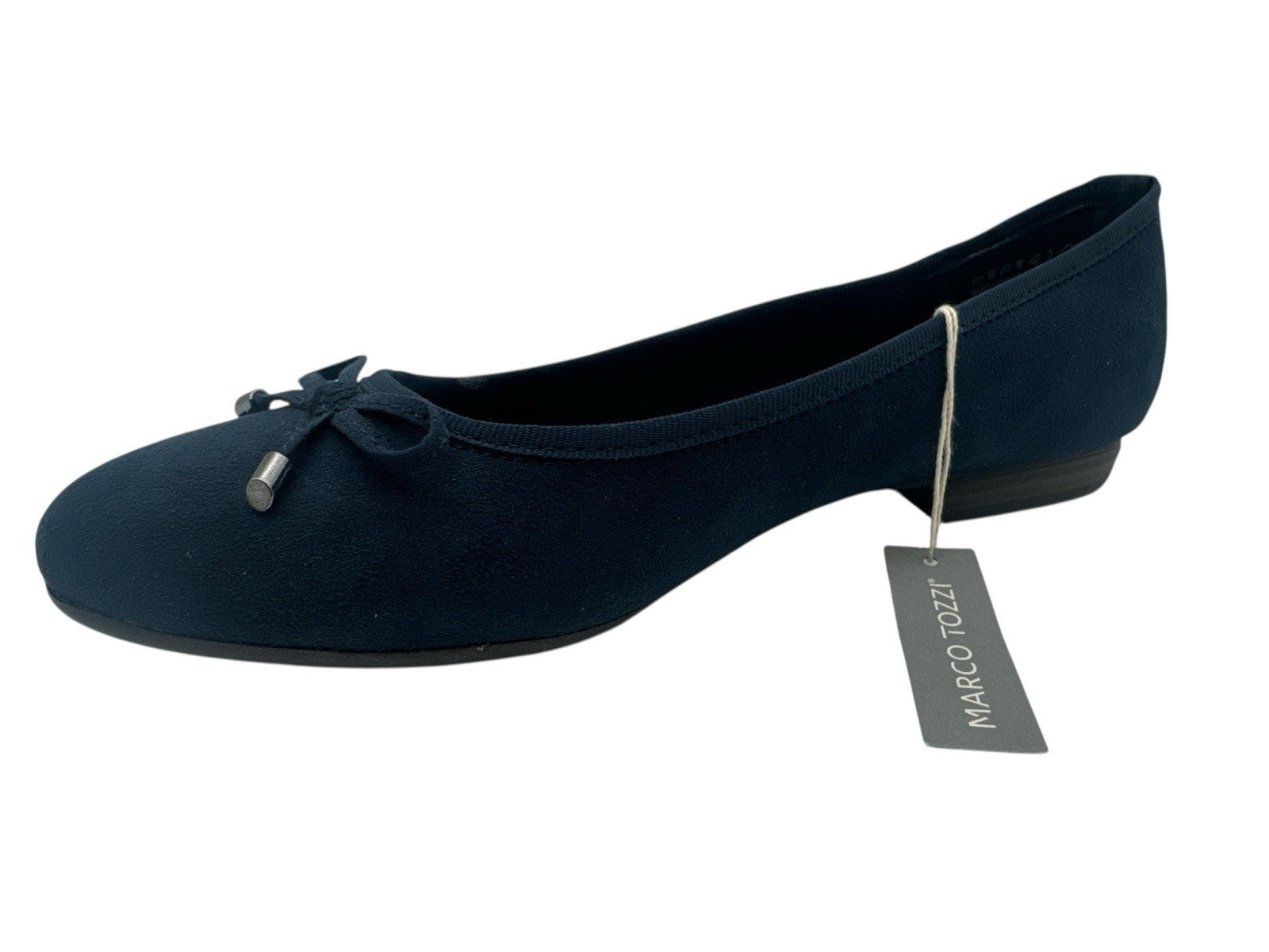MARCO TOZZI Ballerinas Sommer Slipper Damen Blau Gr. 40