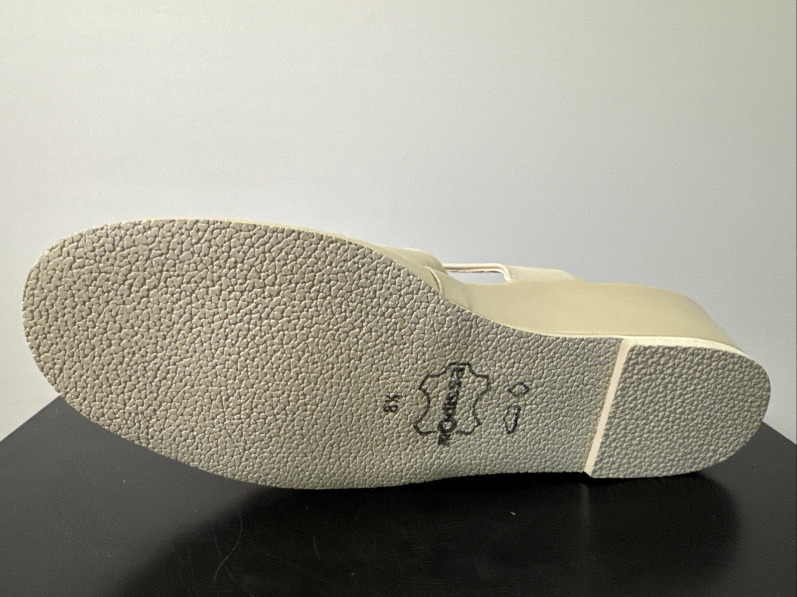 Rohde Sandalette Gr. 8,5 Damen Beige Leder